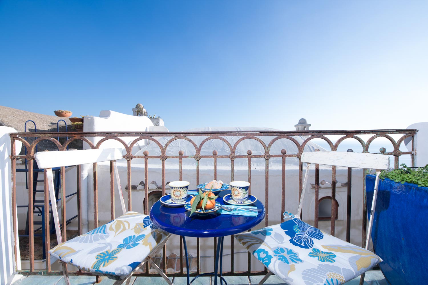 Terrasse mit Meerblick — Perla nel blu