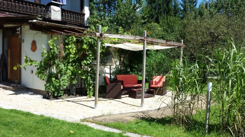 Terrasse mit Bergblick