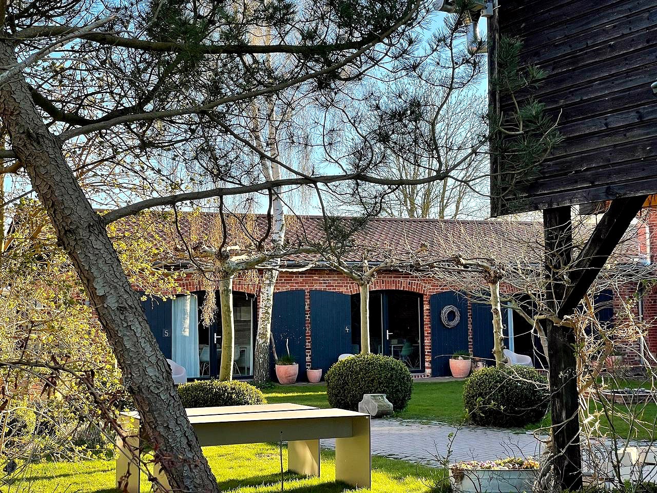 Innenhof mit Sitzplatz